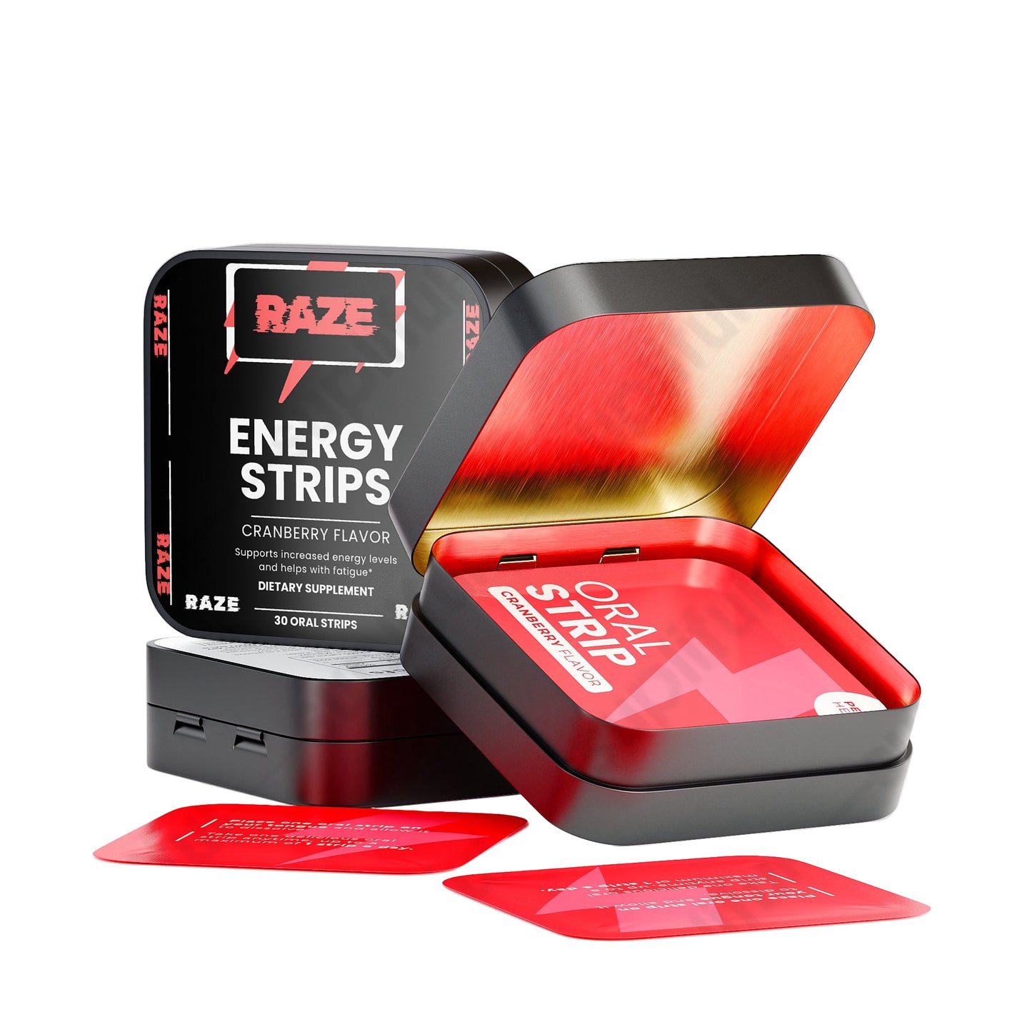 RAZE Energy Strips – 30 Count